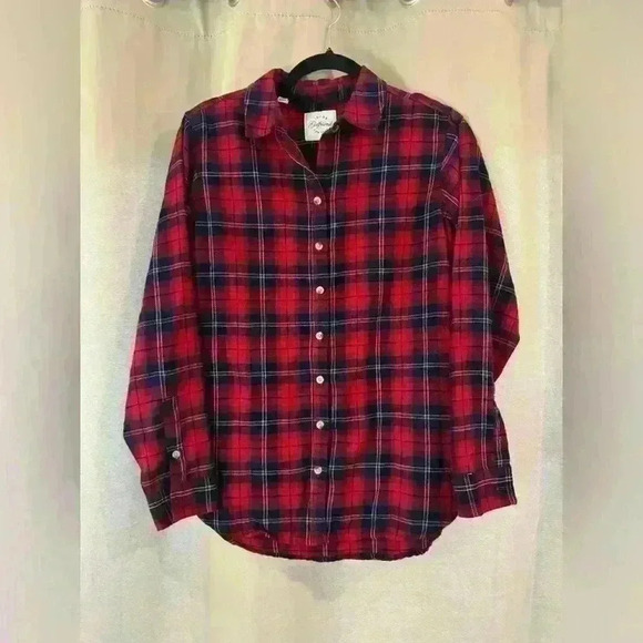 Women’s Red Jachs Girlfriend Flannel - Picture 1 of 7